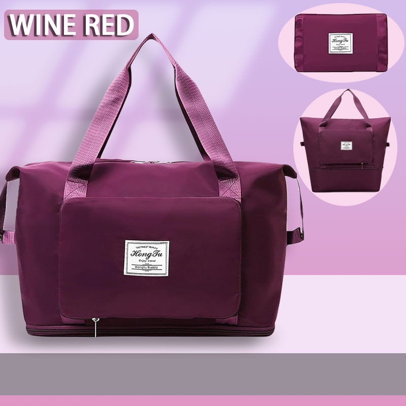 Expandable Foldable Travel Bag Waterproof Weekender Carry On Duffel