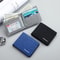 Canvas Wallet for Men Slim Bifold Card Holder with ID Window