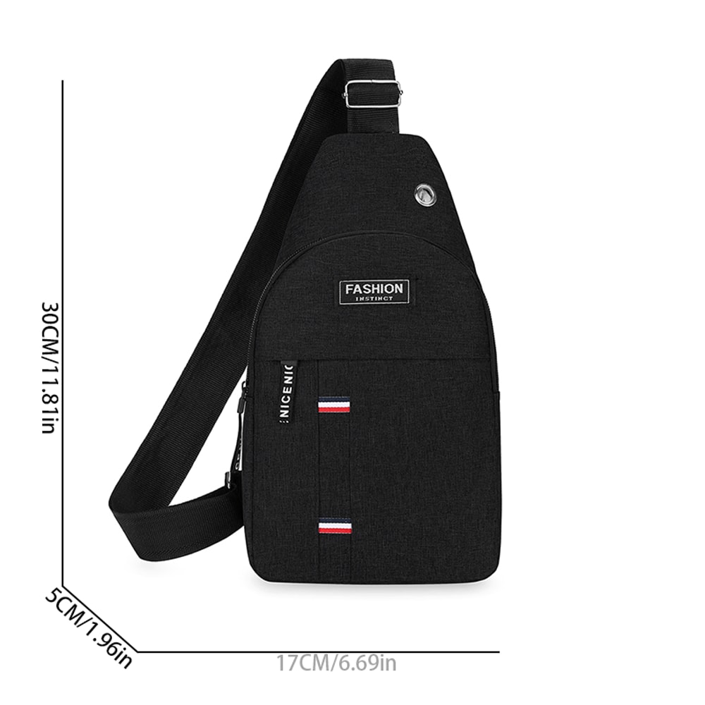 Mens Large Capacity Hip Pack with Adjustable Strap for Travel and Hiking