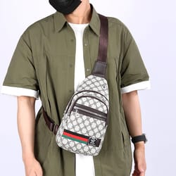 urban nomad multifunction messenger bag compact mens sling bag with earphone port