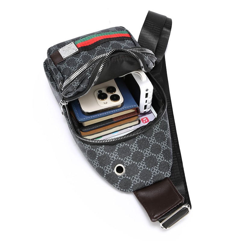 Urban Nomad Multifunction Messenger Bag Compact Mens Sling Bag with Earphone Port