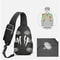SecureCommute AntiTheft Sling Bag Waterproof Crossbody Chest Pack 4