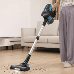 cordless stick vacuum cleaner powerful suction lightweight for household, pet hair, carpet & floor