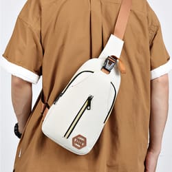 minimalist nylon crossbody waist bag for men and women