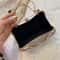 Bow Accent Evening Clutch Bag for Women with Chain Strap