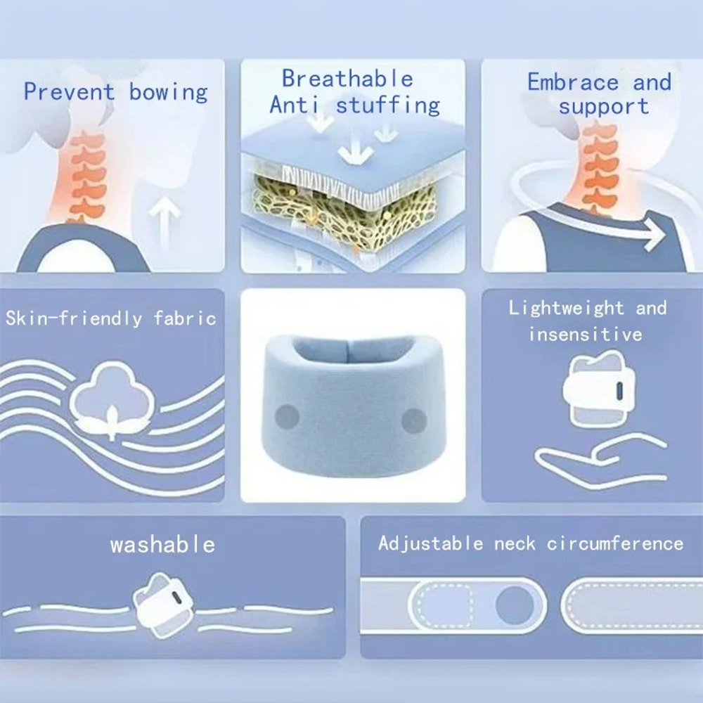 Soft Foam Cervical Collar Neck Brace For Sleeping And Neck Support 4