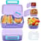 Insulated Bento Lunch Box Set with Snack and Sauce Containers