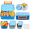 Insulated Bento Lunch Box Set with Snack and Sauce Containers