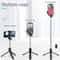 Bluetooth Selfie Stick Tripod with Fill Light and Remote