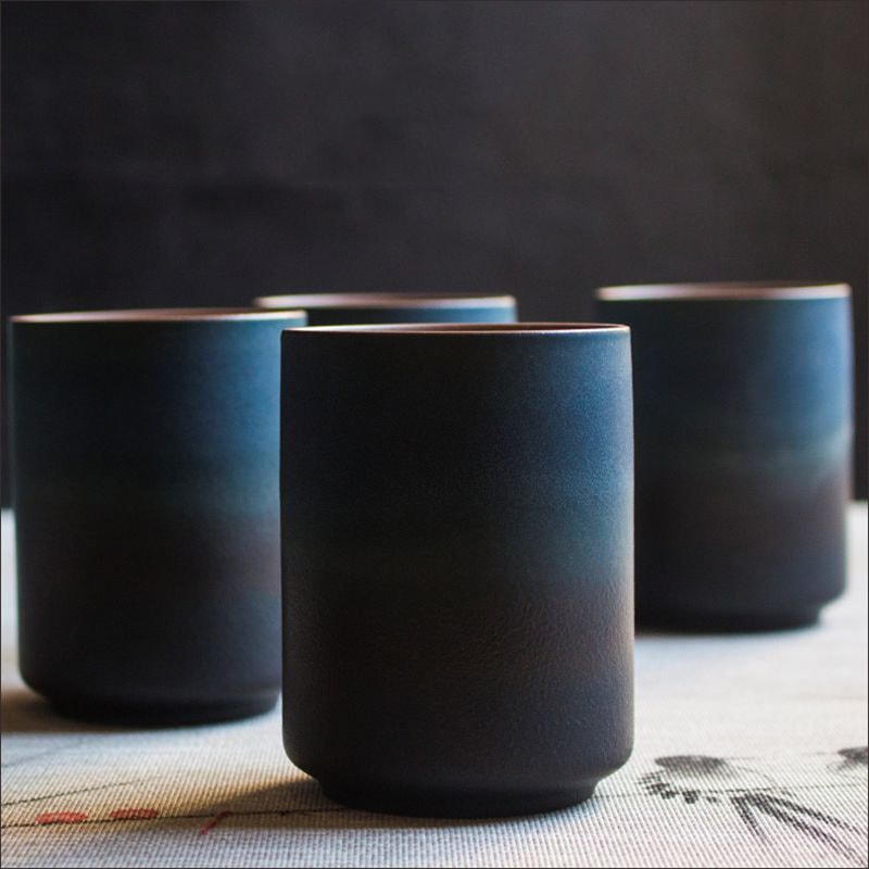 Ceramic Mug Gradient Stoneware Tea Cup 3