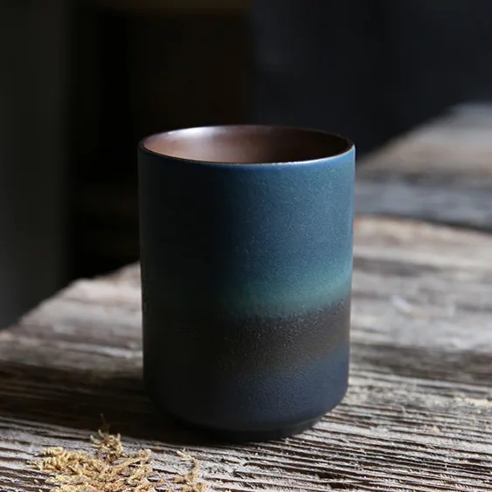 Ceramic Mug Gradient Stoneware Tea Cup 7