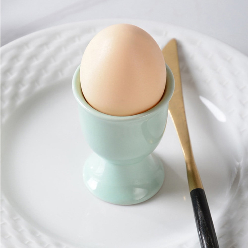 Macaron Ceramic Egg Cup Holder For Soft Boiled Eggs 3