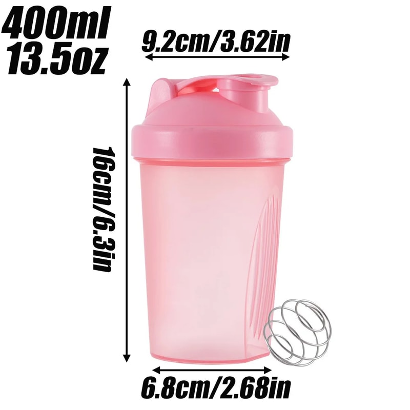 Protein Shaker Bottle Portable Gym Mixer Cup