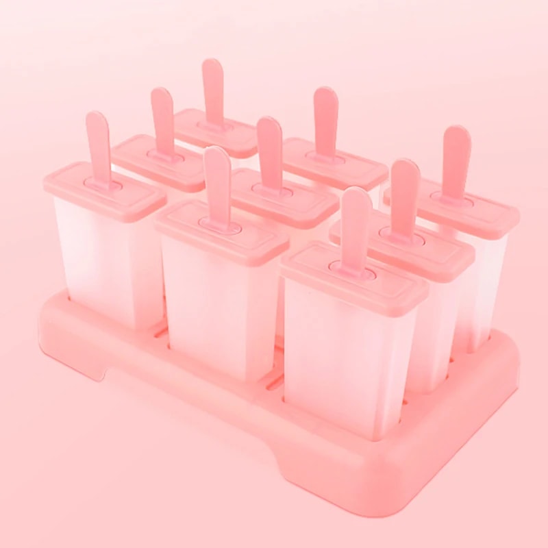 Homemade Popsicle Mold Ice Cream Mold with Sticks for Easy Frozen Treats