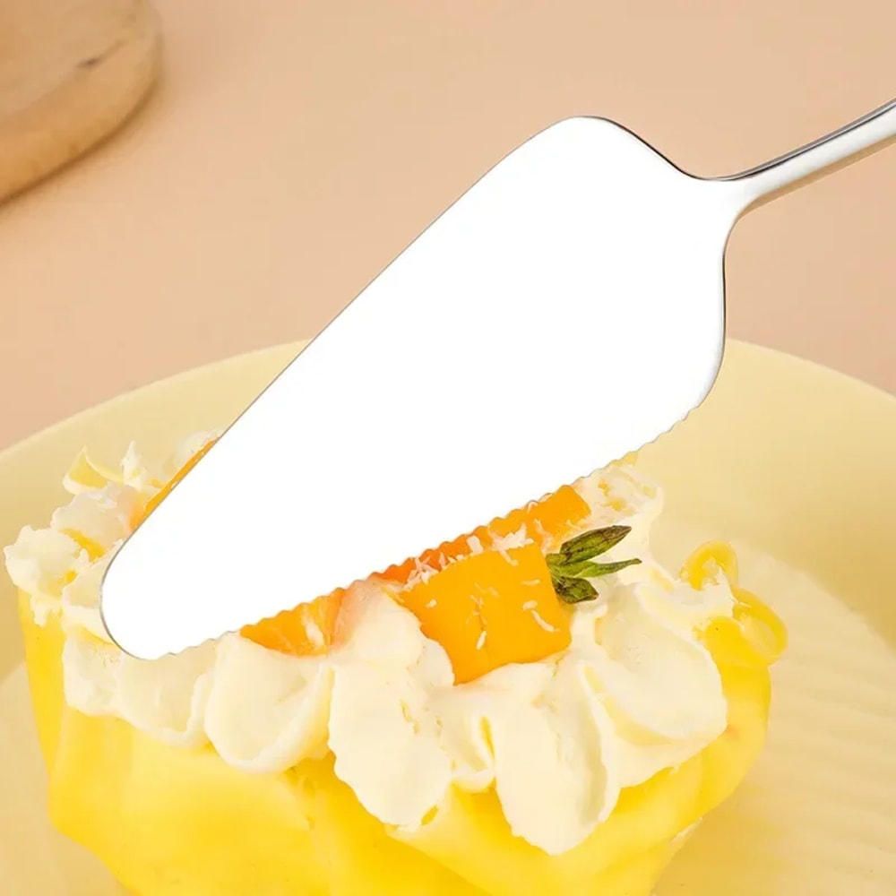 Stainless Steel Cake Server and Pie Spatula for Pizza Dessert and Baking