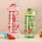 Cute Cartoon Animal Kids Water Bottle with Safety Lock Leak Proof Straw Cup