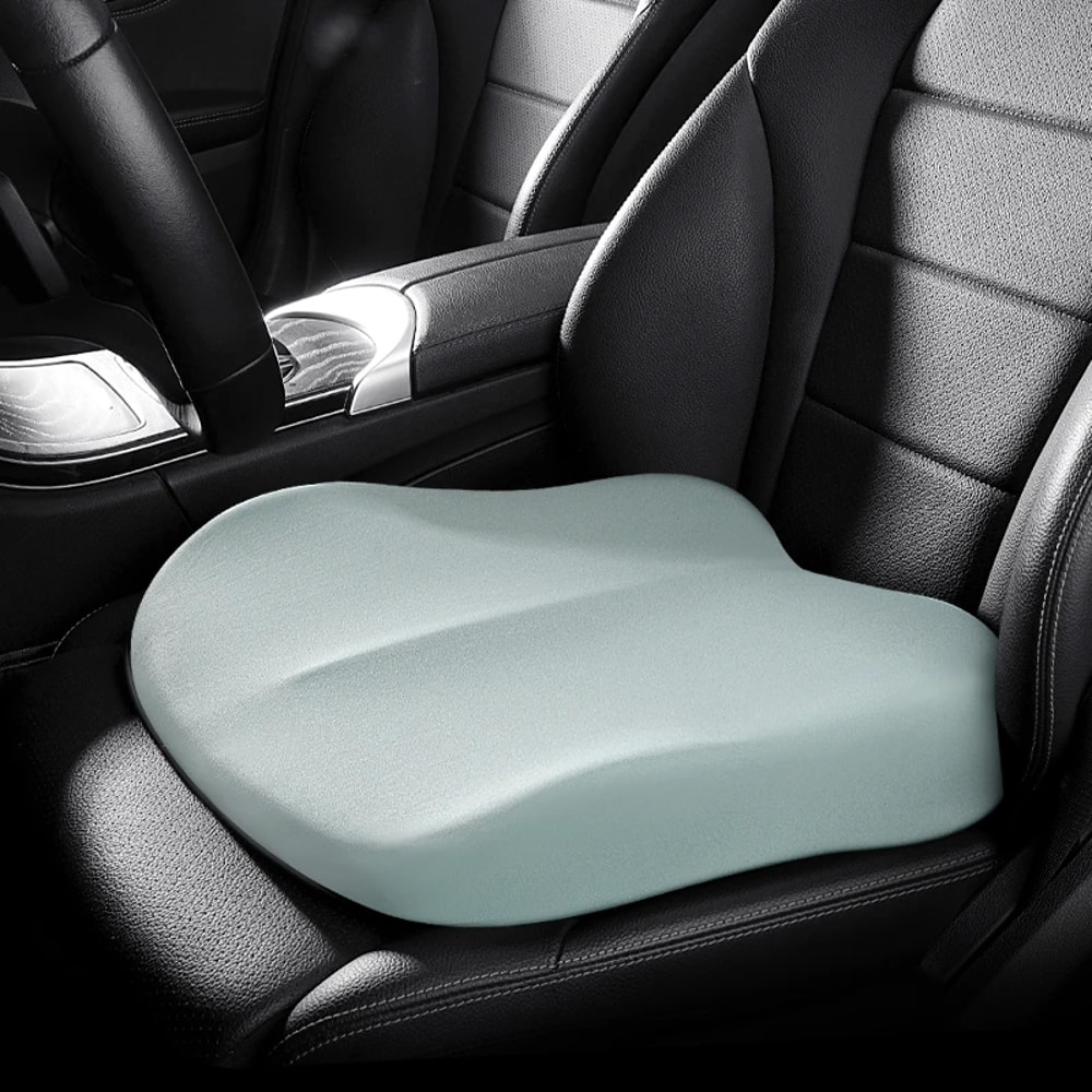 Breathable Car Booster Seat Cushion For Short Drivers Height Boost Pad 6