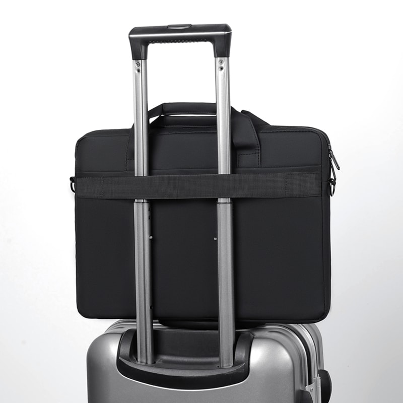 Minimalist Mens Briefcase Messenger Bag for Laptop and Office Use