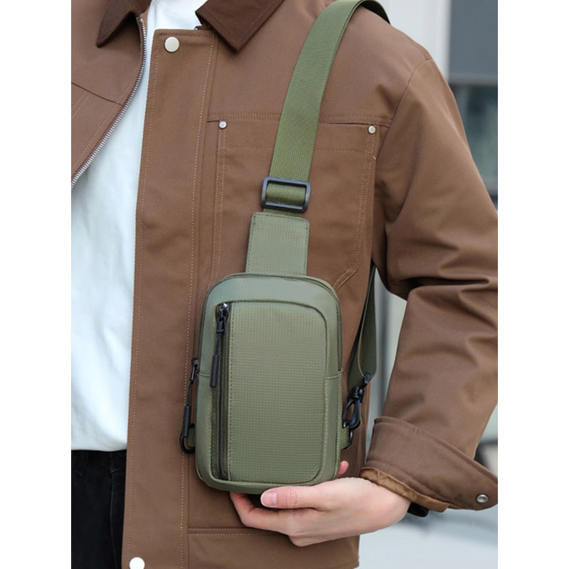 Mens Chest Bag Small Shoulder Crossbody Phone Bag For Daily Use 2