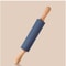 Non Stick Silicone Rolling Pin with Wooden Handles for Baking Dough and Pastry