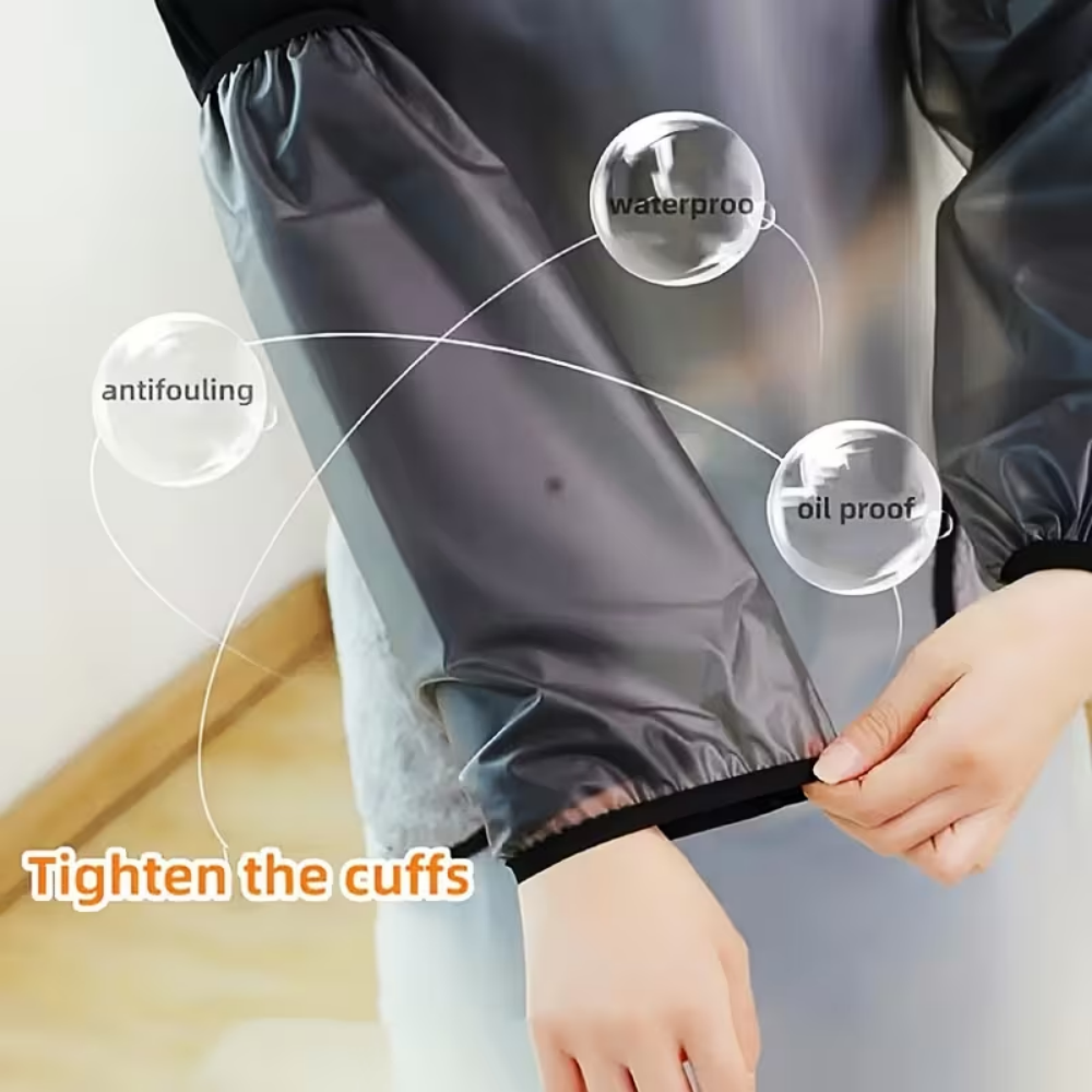 Waterproof Arm Sleeves For Cleaning And Kitchen Oil Protection 4