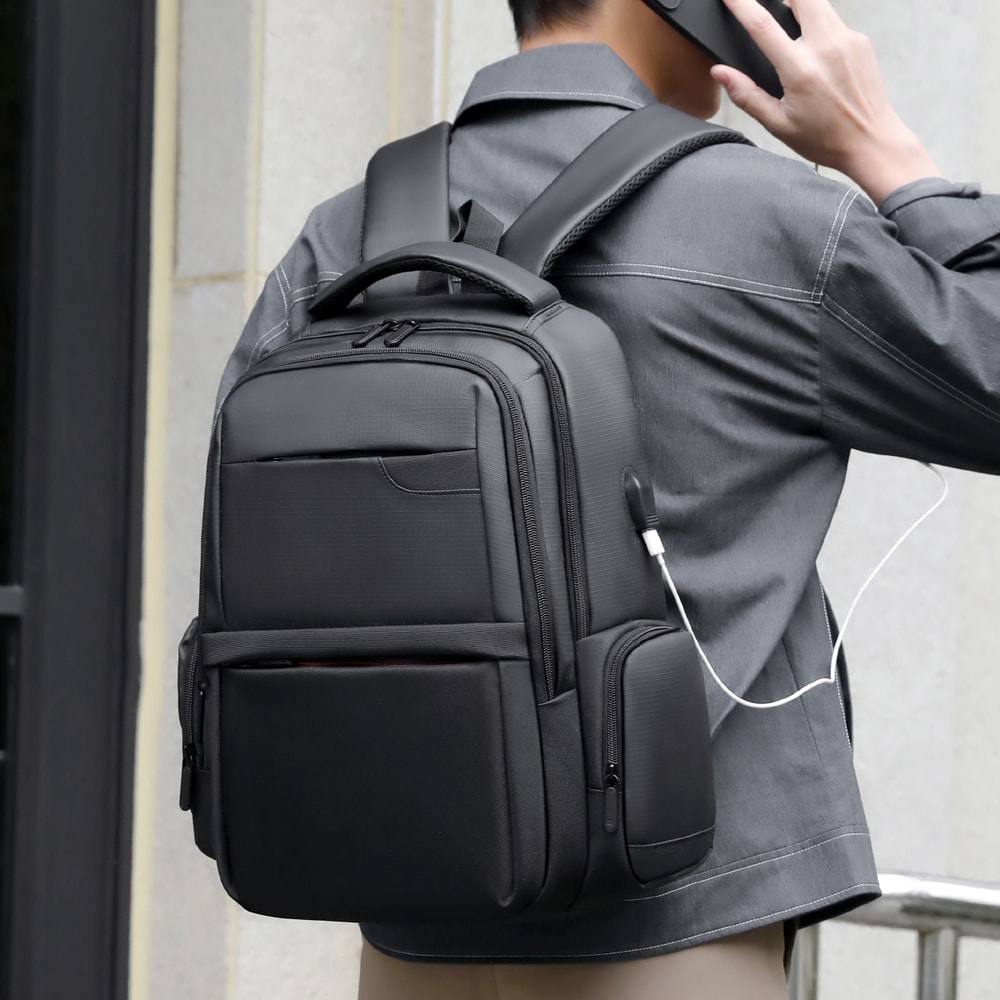 Large Capacity Business Laptop Backpack for College Travel and Daily Commute