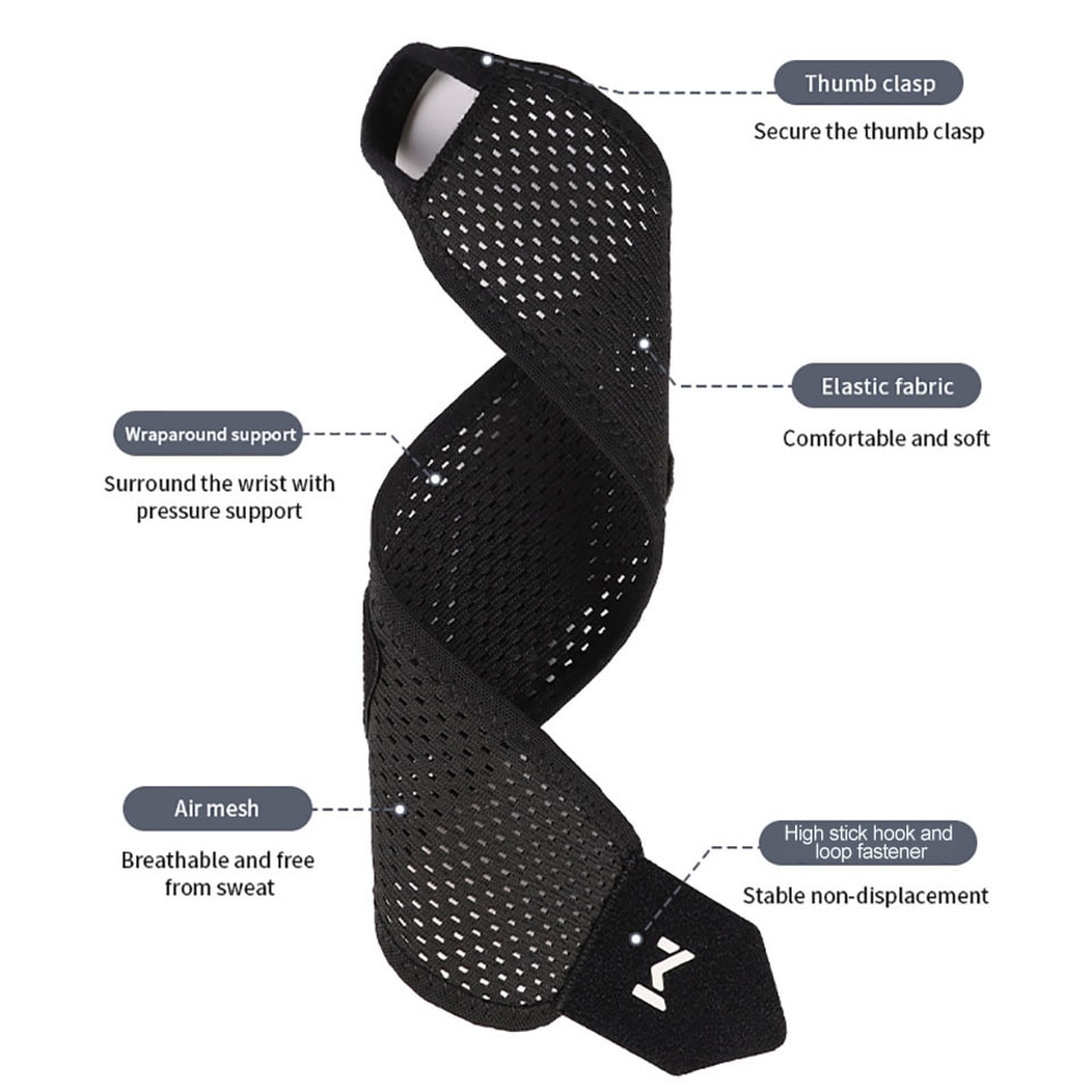 Breathable Wrist Brace for Compression Support and Daily Sports Relief