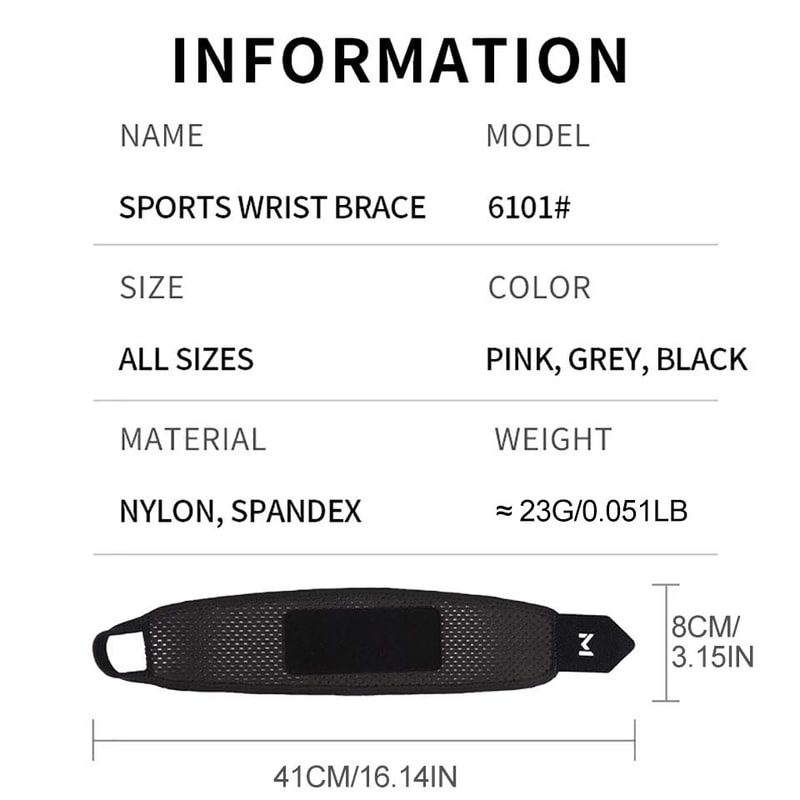 Breathable Wrist Brace for Compression Support and Daily Sports Relief