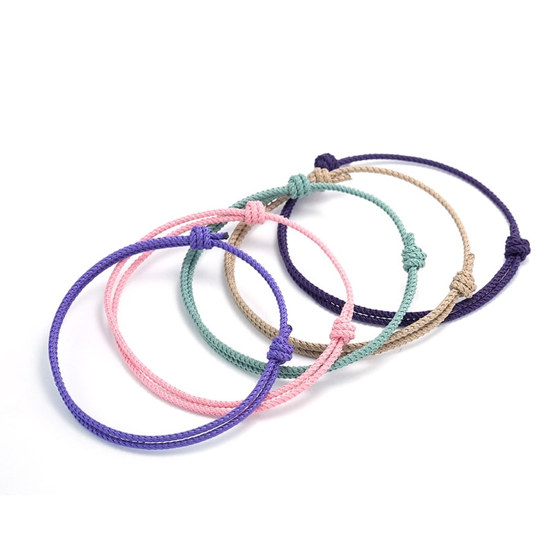 Handmade Adjustable Rope Bracelet For Couples And Everyday Wear 0
