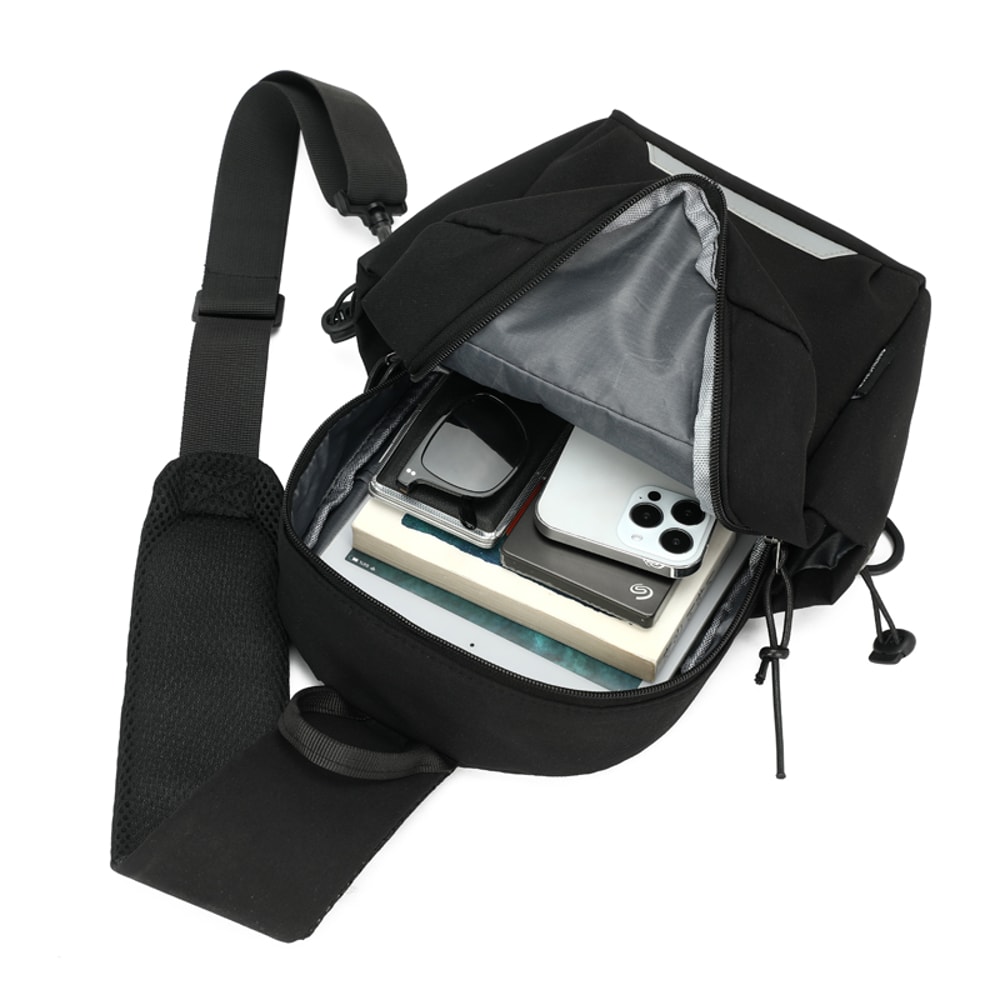 UrbanGo Mens Chest Bag Casual Sling Bag for Travel and Everyday Carry