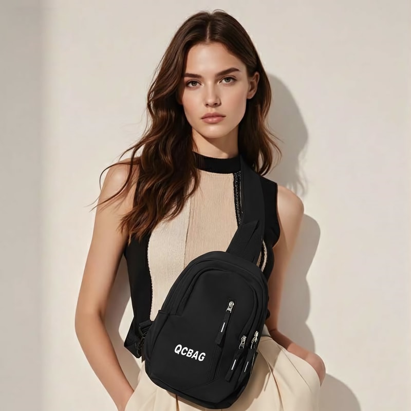 Lightweight Crossbody Cycling Backpack Large Capacity Hiking Travel Sling Bag