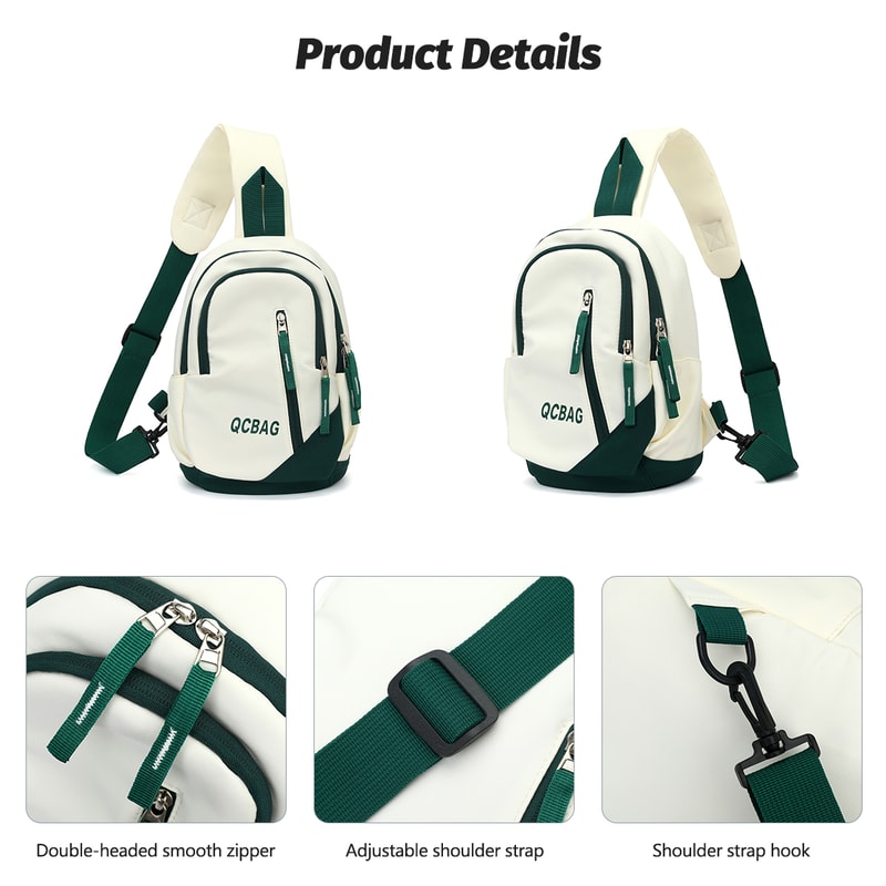 Lightweight Crossbody Cycling Backpack Large Capacity Hiking Travel Sling Bag