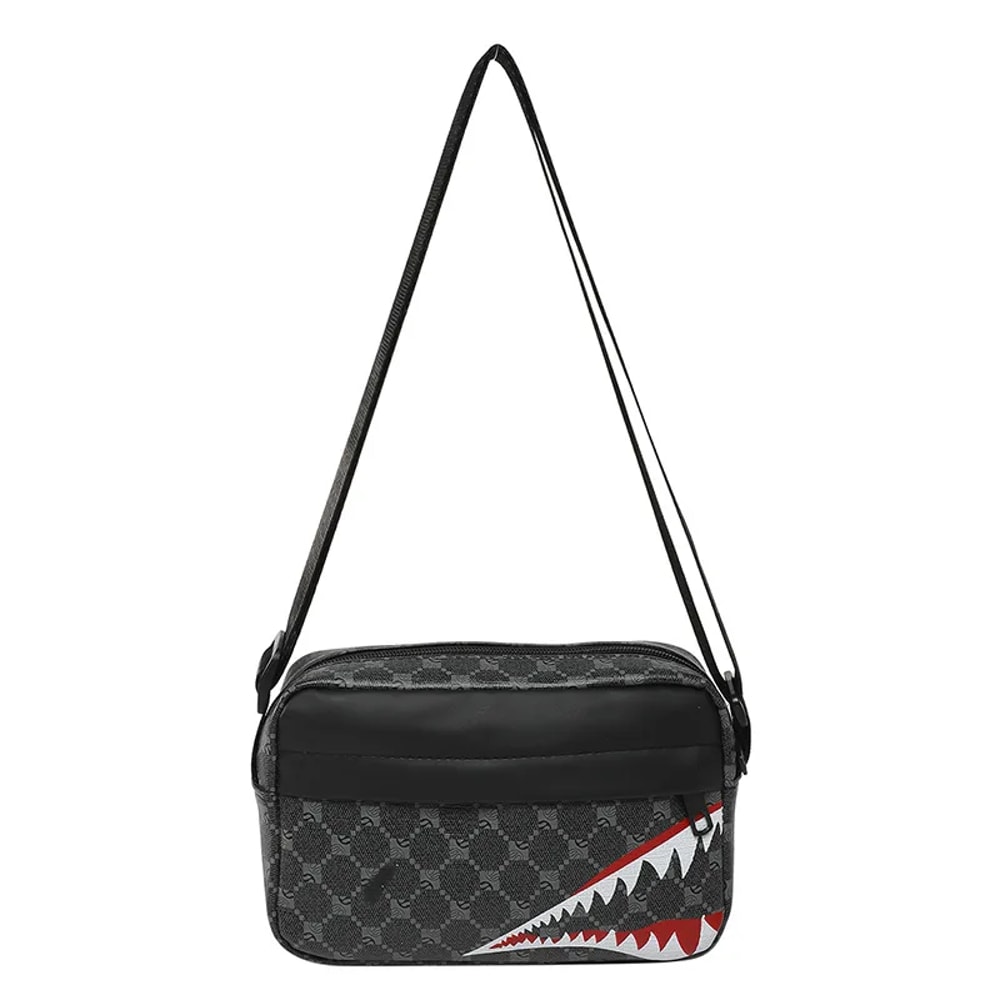 Shark Mouth Phone Crossbody Bag Large Capacity Small Square Purse 7