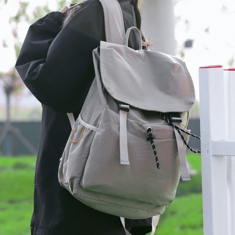 Lightweight Drawstring Hiking Backpack For College Travel And Daily Commute 1