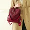 Anti Theft Women Backpack PU Leather Large Capacity Travel Backpack Purse 1