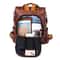 Anti Theft Women Backpack PU Leather Large Capacity Travel Backpack Purse 3