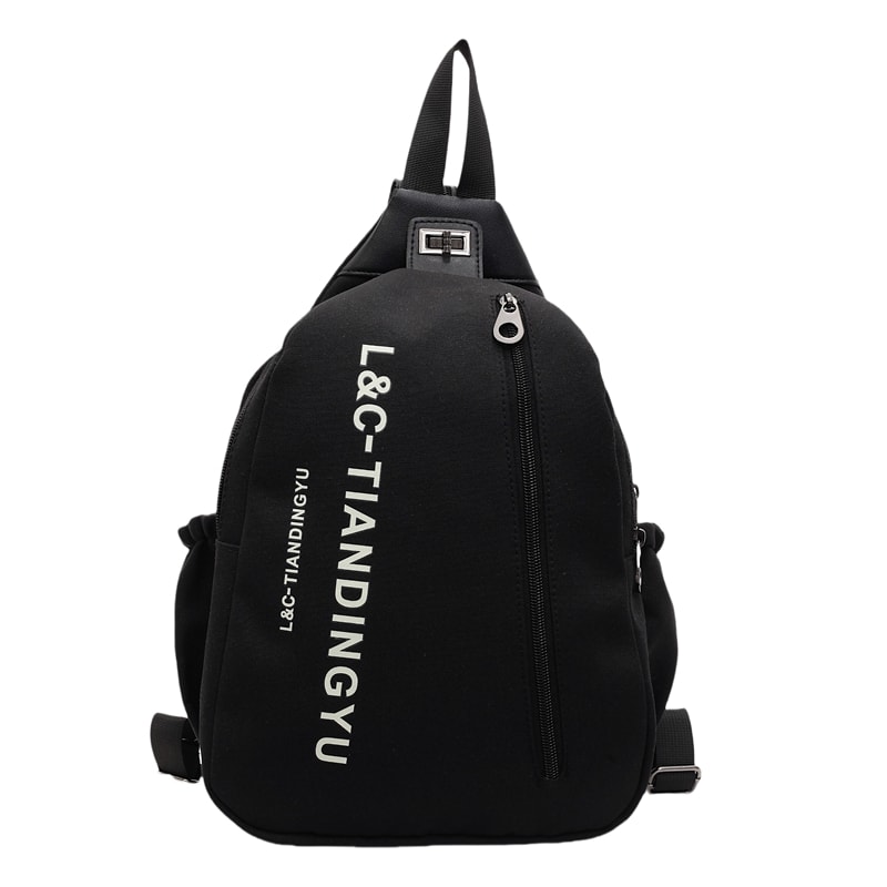 Anti Theft Sling Bag For Women Large Capacity Nylon Chest Crossbody 7