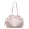 Bow Accent PU Leather Shoulder Bag For Women Large Capacity Underarm Commuter Purse 5