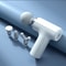 Portable Massage Gun Deep Tissue Massager with Interchangeable Heads
