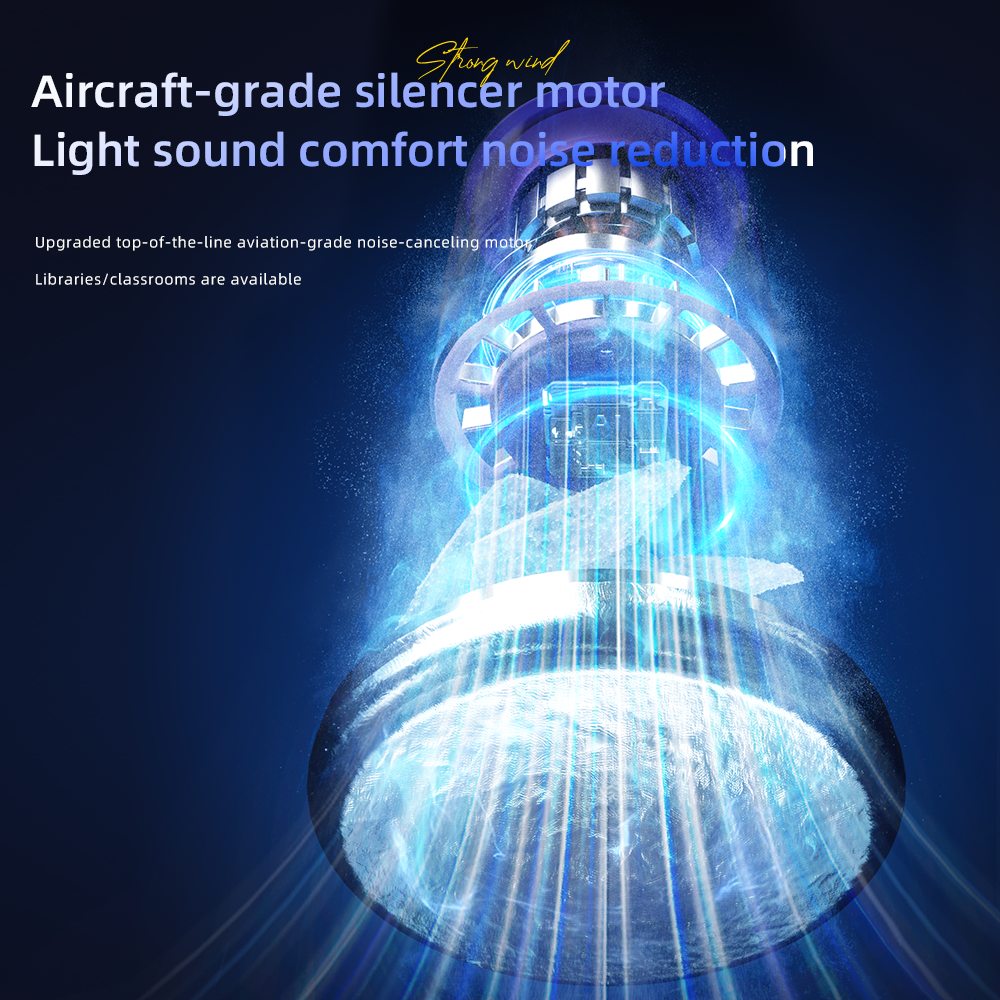 Semiconductor Portable Handheld Fan with Ice Cooling and USB Rechargeable Battery