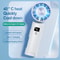 Portable Handheld Fan USB Rechargeable Mini Neck Fan With Digital Display 1