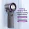 Portable Handheld Fan USB Rechargeable Mini Neck Fan With Digital Display 2