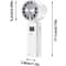 Portable Handheld Fan USB Rechargeable Mini Neck Fan With Digital Display 5