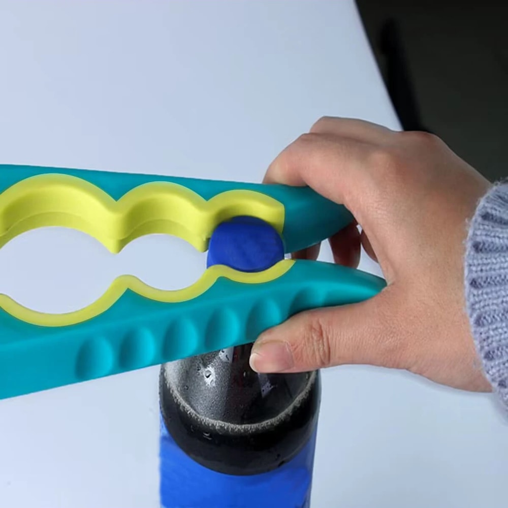 Manual Can Opener and Bottle Opener for Easy Grip Lid Opening