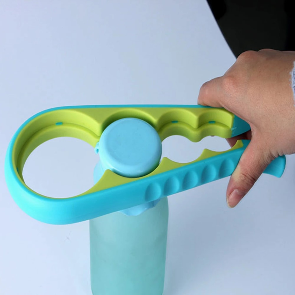 Manual Can Opener and Bottle Opener for Easy Grip Lid Opening