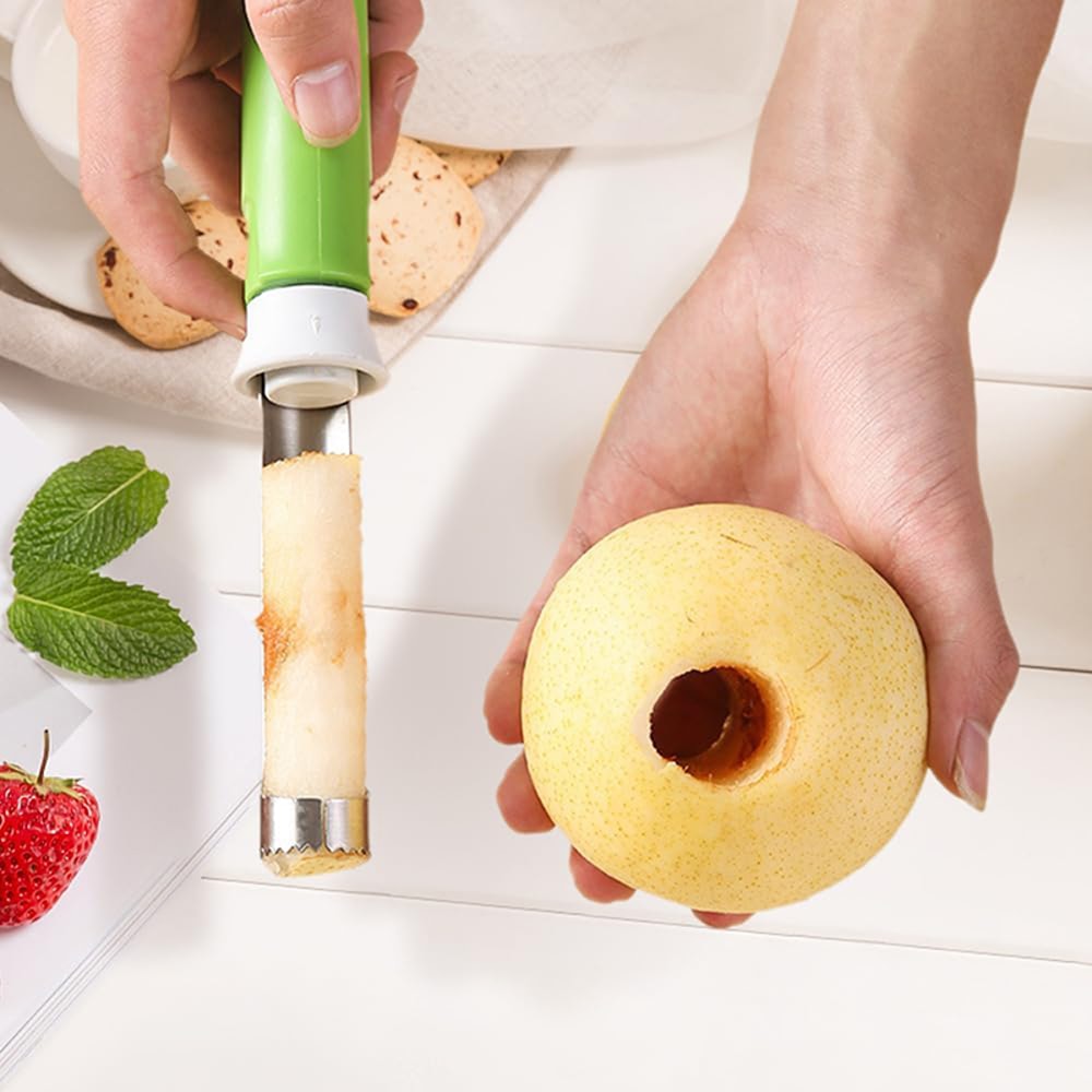 Stainless Steel Apple Corer Peeler Tool For Fast Fruit Prep 1