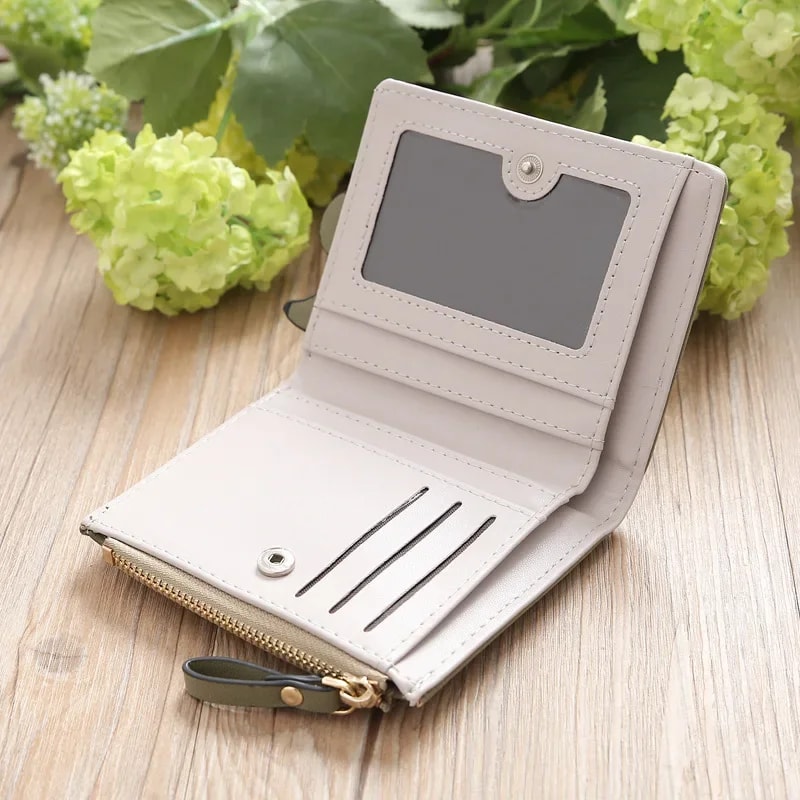 Cute Cartoon Wallet For Women Small Card Holder Coin Purse 0