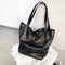 Rivet Accent Large Capacity Tote Bag For Women Stylish Shoulder Handbag Everyday Shopping Bag 6