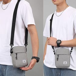 lightweight mens crossbody bag small casual shoulder sling bag