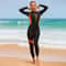 Womens Long Sleeve One Piece Swimsuit for Sun Protection Surfing and Diving